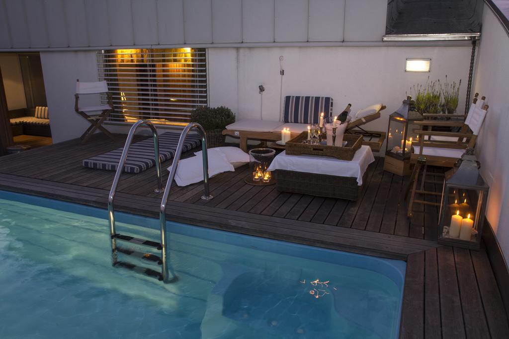 Pavi Apts Ljubljana - Private Rooftop Swimming Pool חדר תמונה